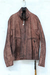 isaac sellam reflective leather jacket SULFUREUX TALMUD CUIVRE